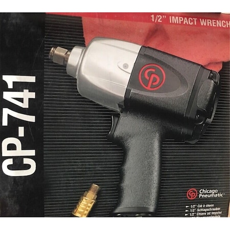 Tinkertools 0.5 in. High Power Drive Ultra Duty Air Impact Wrench TI3584786